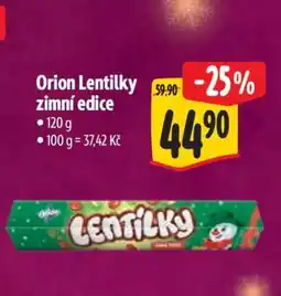Albert Orion Lentilky zimní edice nabídka
