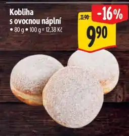 Albert Kobliha s ovocnou náplní nabídka