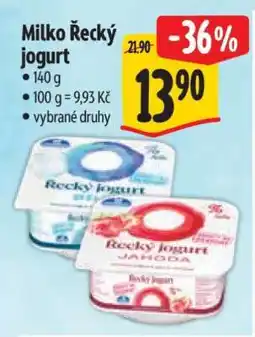 Albert Milko Řecký jogurt nabídka