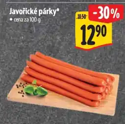 Albert Javořické párky nabídka