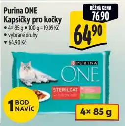 Albert Purina ONE Kapsičky pro kočky nabídka