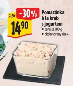 Albert Pomazánka à la krab s jogurtem nabídka