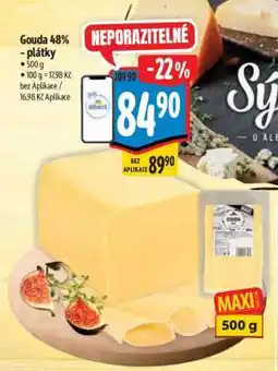 Albert Gouda 48% plátky nabídka