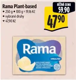 Albert Rama plant-based nabídka