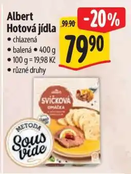 Albert Albert Hotová jídla nabídka