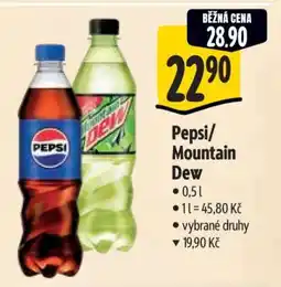 Albert Pepsi, Mountain Dew nabídka