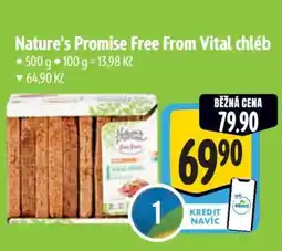 Albert Nature’s Promise Free from Vital chléb nabídka