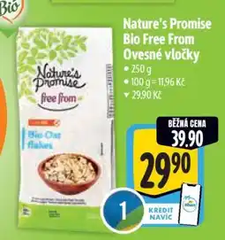 Albert Nature's Promise Bio Free From Ovesné vločky nabídka