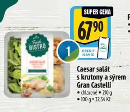 Albert Caesar salát s krutony a sýrem gran castelli nabídka