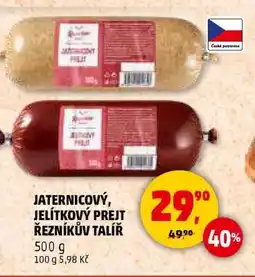 Penny Market Jaternicoý, Jelítkový Prejt Řezníkův Talíř nabídka