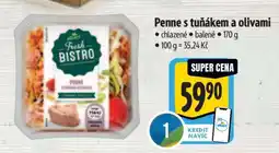 Albert Penne s tuňákem a olivami nabídka