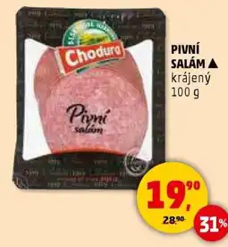 Penny Market Pivní salám nabídka