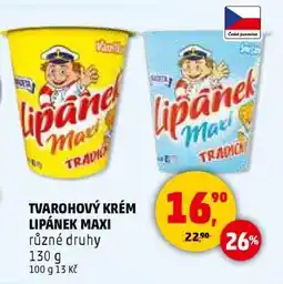 Penny Market TVAROHOVÝ KRÉM LIPÁNEK MAXI nabídka