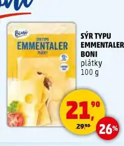 Penny Market SÝR TYPU EMMENTALER BONI nabídka