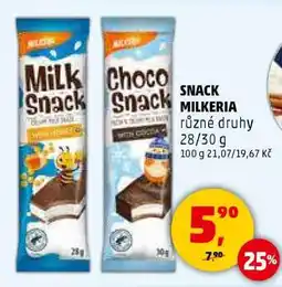 Penny Market SNACK MILKERIA nabídka