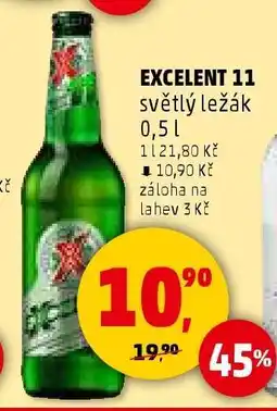 Penny Market EXCELENT 11 světlý ležák 0,5 l nabídka