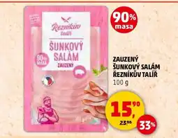 Penny Market ZAUZENÝ ŠUNKOVÝ SALÁM ŘEZNÍKŮV TALÍŘ nabídka