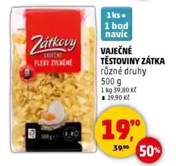Penny Market VAJEČNÉ TĚSTOVINY ZÁTKA nabídka