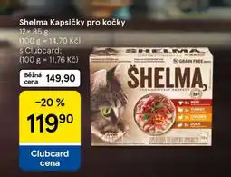 Tesco Shelma kapsičky pro kočky nabídka