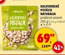 Penny Market KALIFORNSKÉ PISTÁCIE NATURALIA nabídka