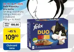 Tesco Felix kapsičky pro kočky nabídka