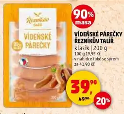 Penny Market VÍDEŇSKÉ PÁREČKY ŘEZNÍKŮV TALÍŘ nabídka