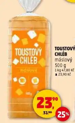 Penny Market Toustový chléb máslový nabídka