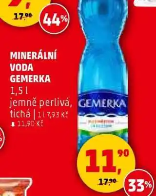 MINERÁLNÍ VODA GEMERKA