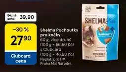 Tesco Shelma Pochoutky pro kočky nabídka