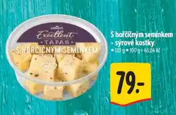 Albert S hořčičným semínkem - sýrové kostky nabídka