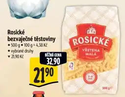 Albert Rosické bezvaječné těstoviny nabídka