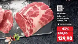 Kaufland Vepřová krkovice nabídka