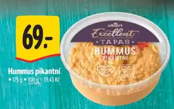 Albert Hummus pikantní nabídka