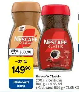 Tesco Nescafé Classic nabídka