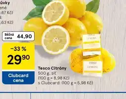 Tesco Tesco Citróny nabídka