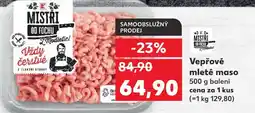 Kaufland Vepřové mleté maso nabídka