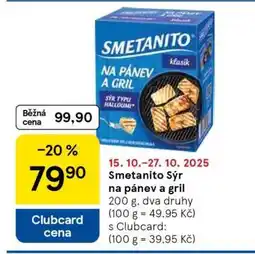 Tesco SMETANITO SÝR NA PÁNEV A GRIL nabídka
