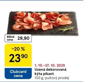 Tesco Uzená dekorovaná kýta pikant nabídka