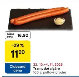 Tesco Trampské cigáro nabídka