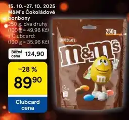 Tesco M&M's čokoládové bonbóny nabídka
