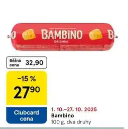 Tesco Bambino nabídka