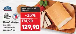 Kaufland Uzená slanina bez kůže uzené maso nabídka