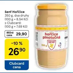 Tesco Senf Hořčice nabídka