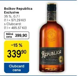 Tesco Božkov Republica Exclusive nabídka