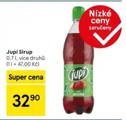 Tesco Jupí sirup nabídka
