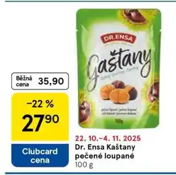 Tesco Dr. Ensa Kaštany pečené loupané nabídka