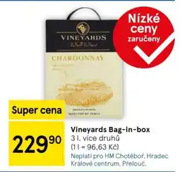 Tesco Vineyards Bag-in-box nabídka