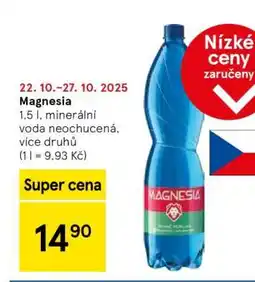Tesco Magnesia nabídka