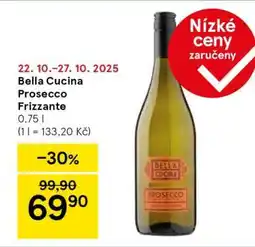 Tesco Bella Cucina Prosecco Frizzante nabídka