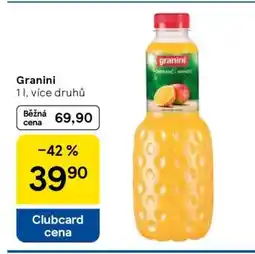 Tesco Granini nabídka